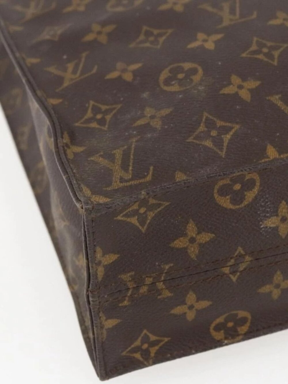 LOUIS VUITTON Monogram Sac Plat Hand Bag M51140 LV Auth bs33031 - Picture 5 of 16
